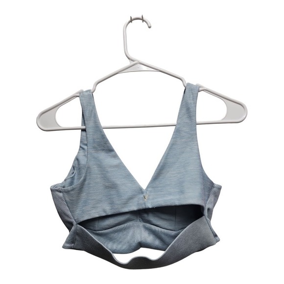 Victoria's Secret Sport Top Light Blue Size S Polyester Spandex Gym Workout - Picture 3 of 9